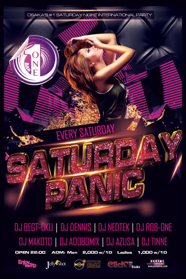 BarOneOsaka's tweet photo. TONIGHT! Saturday Panic
@Deejaytek29 @dopedaddy @djdenniskihara @werockparties http://t.co/K1tlD1TpQw