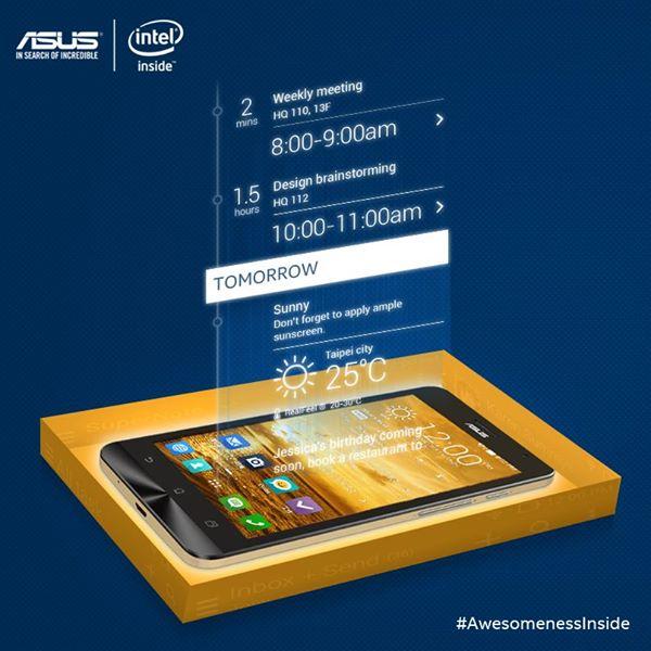 IntelIndia's tweet photo. Experience #AwesomenessInside with the Intel powered @ASUSIndia ZenFone 5! Buy Now: http://t.co/eJOhK0BDvk http://t.co/Ea9sjcTvDK