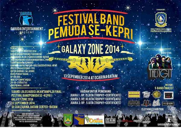 GarudaEntertain's tweet photo. THE S.I.G.I.T
13 SEPTEMBER 2014
OCARINA - BATAM -KEPULAUAN RIAU  @InfoBatam @infopinang @KepRiau http://t.co/9bQzLTxQ91
