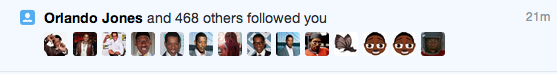 This is actually crazy. Is everyone an Orlando Jones? #yes #yestheyare