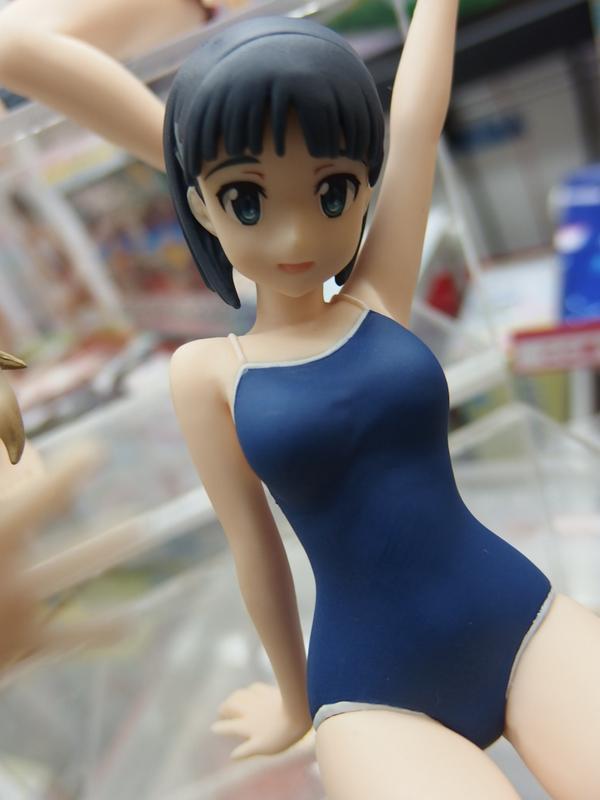 SAO ソードアート オンライン 桐ヶ谷 直葉 スク水 フィギュア 紺色 紺