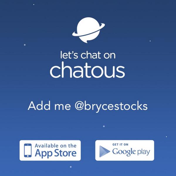 BryceStocks's tweet image. Chat with me on #chatous. chatous.com