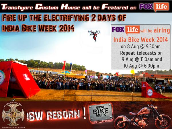 TransfigureCH's tweet photo. Friends, watch us (Transfigure Custom House) feature in this episode of India Bike Week.. 
#Bikers #CustomBikes #IBW http://t.co/S8GglxMy0j