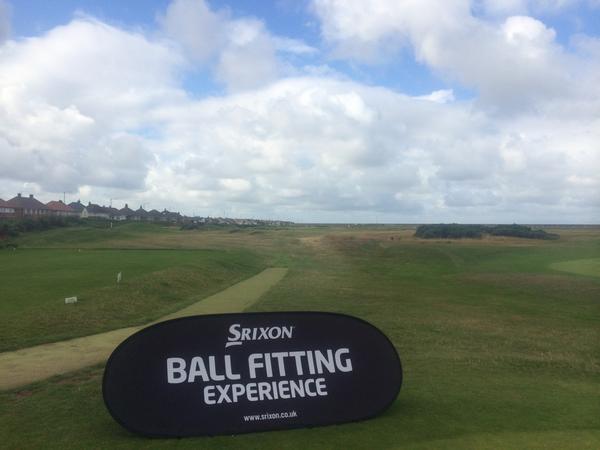 ClevelandNW's tweet photo. Ready to help the members @FleetwoodGC pick the best @SrixonEurope ball for their golf. Good luck in the club champs http://t.co/Krg55kZHjG
