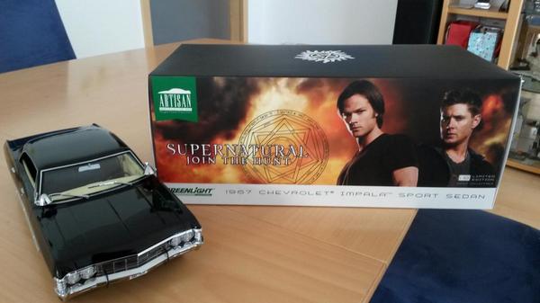 monjaapel's tweet photo. @jarpad @mishacollins Finally I got my birthday present!☺😊 #Baby #SPN #Impala Let the hunt begin http://t.co/vfaXHaTLp8