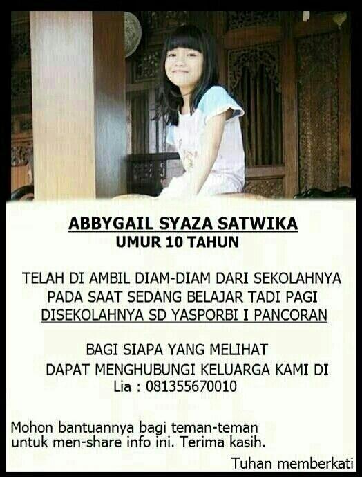 ijowindy's tweet photo. Semoga cepat ketemu dan ga kekurangan suatu apapun..aamiin 😟 http://t.co/ZfSEiEQit3
