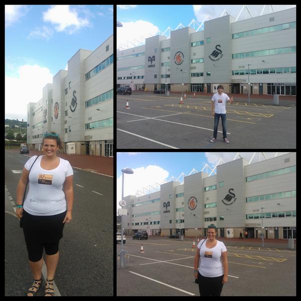 92Grounds92Hrs's tweet image. The furthest west we will have to come on our challenge, Swansea City @SwansOfficial Liberty Stadium. #63Down #29ToGo