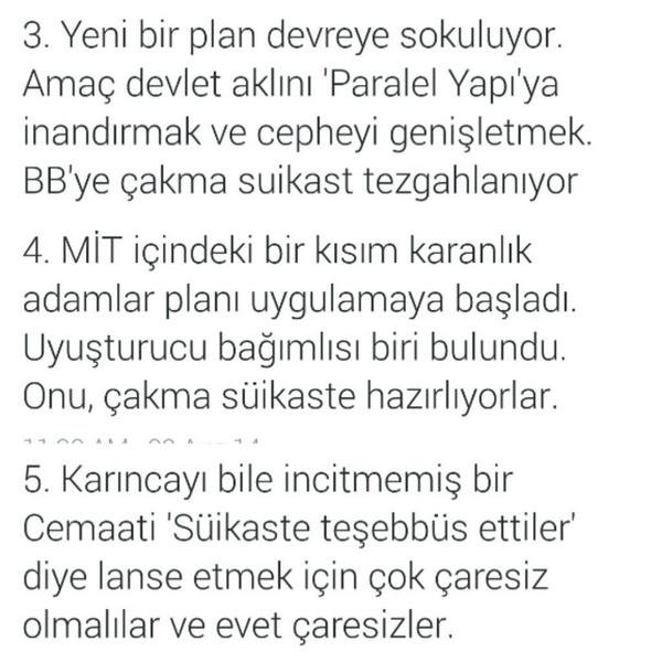 alpmeclis's tweet photo. Tarihe not düşün!
@fuatavnifuat'tan, Devleti ve Cemaati ilgilendiren 3 önemli "Komplo" Tweeti. http://t.co/wMaeMvkdd8
