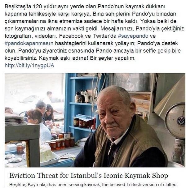 Besiktas Carsi'nin asirlik dukkani #pandokapanmasın #savepando Bu essiz lezzete ve tarihe sahip cikalim!
