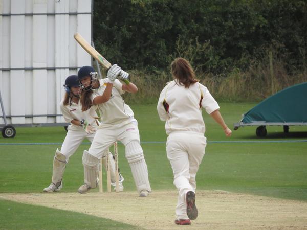 Oxcricketphotos's tweet photo. Oxfordshire Girls u17 v @STAFFSWOMEN Wicket for @harrietboland14 http://t.co/dOD8U2bGZj