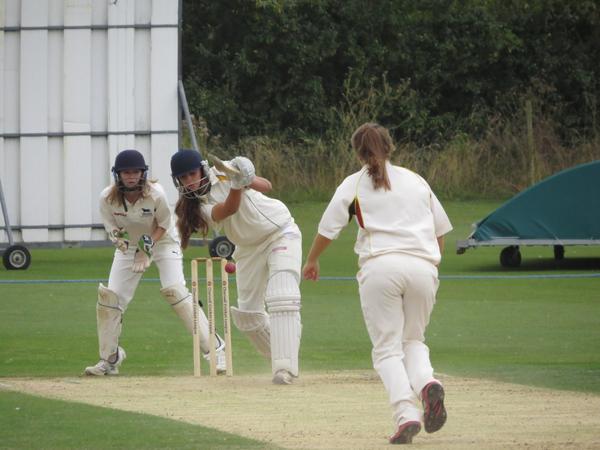 Oxcricketphotos's tweet photo. Oxfordshire Girls u17 v @STAFFSWOMEN Wicket for @harrietboland14 http://t.co/dOD8U2bGZj