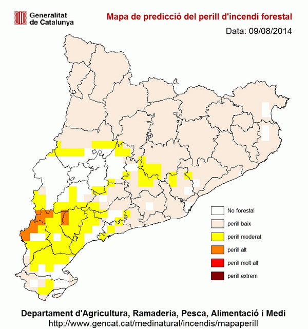 ADFFontfreda's tweet photo. #osona seguim en peril baix d' #incendis forestals , via @agriculturacat i @emergenciescat   http://t.co/5q0JpQxfFL"