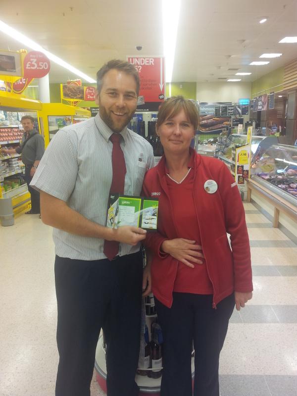 Well done Sharon, helping prevent theft from our store.  #Thinkshrink. <a href="/WalshMandy/">Mandy Walsh</a> <a href="/CaroleHors/">Carole Horswill</a> <a href="/PortTalbotTesco/">Tesco Port Talbot</a>