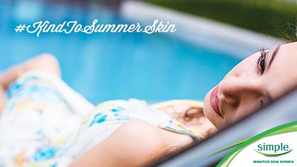 SimpleSkinUS's tweet photo. Has #summer been harsh to your skin? Tell us your number one #summer skin concern. #KindToSummerSkin http://t.co/IBgpFYdzdl