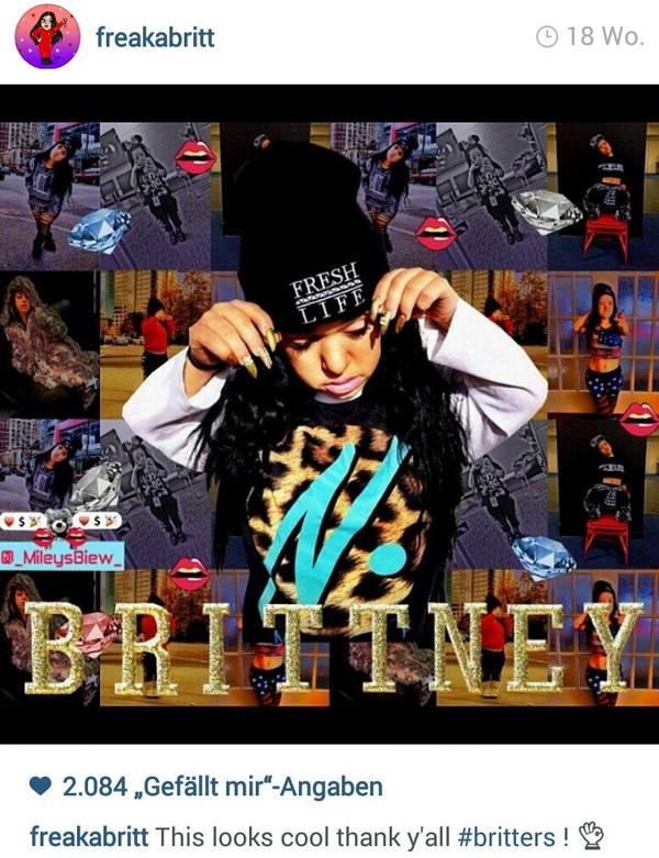 _MileysBiew_'s tweet photo. OMG I just noticed that @freakabritt posted my edit on Insta a while ago! I'm literally screaming right now! http://t.co/DrO1IIIfsZ