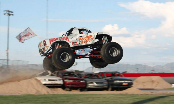 Maverik's tweet image. Maverik Clash of the Titans kicks off 2night at @RMRSLC Come check out the best #MonsterTruck show in UT @RonDuncombe