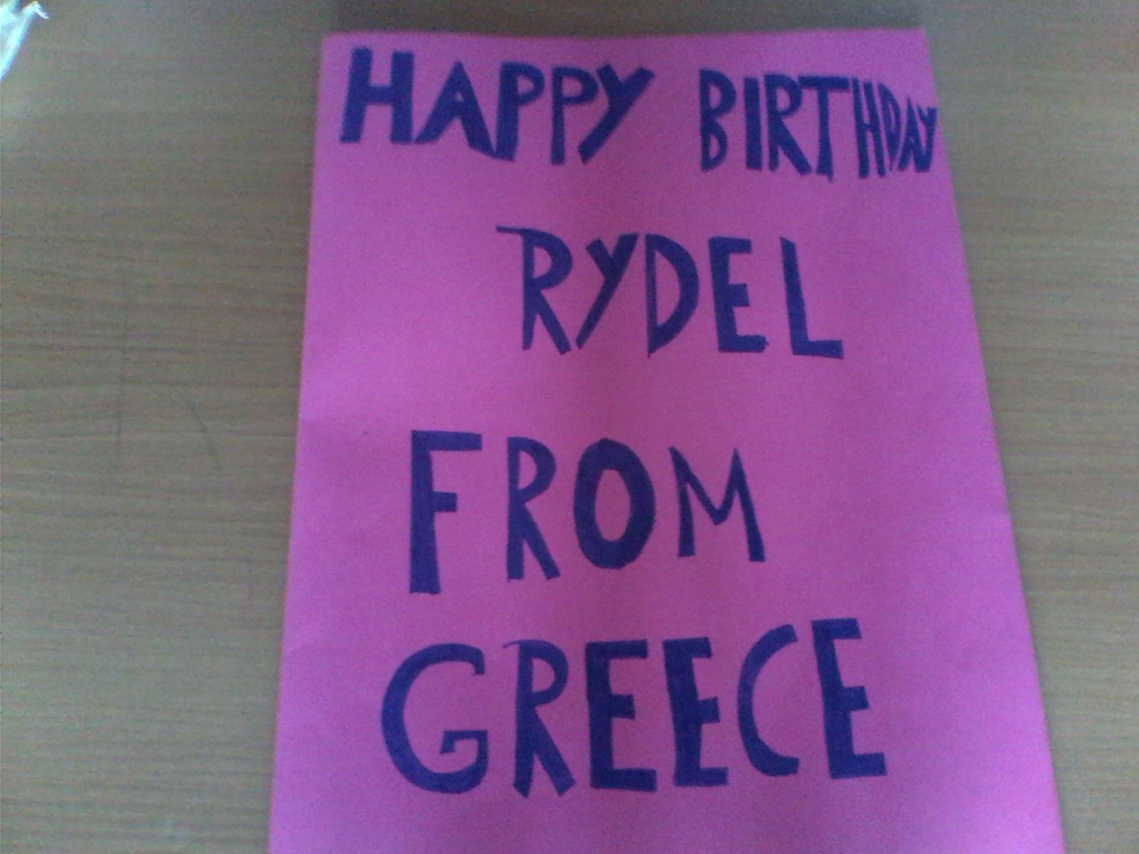  happy birthday rydel lynch from greece, 