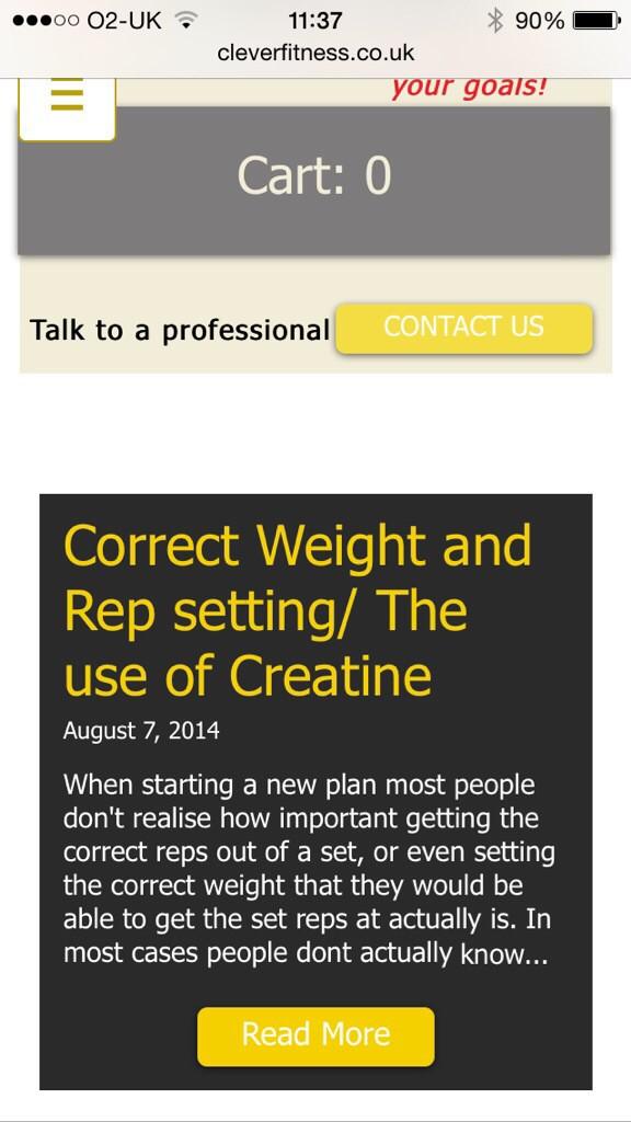 Are your weights right for you?