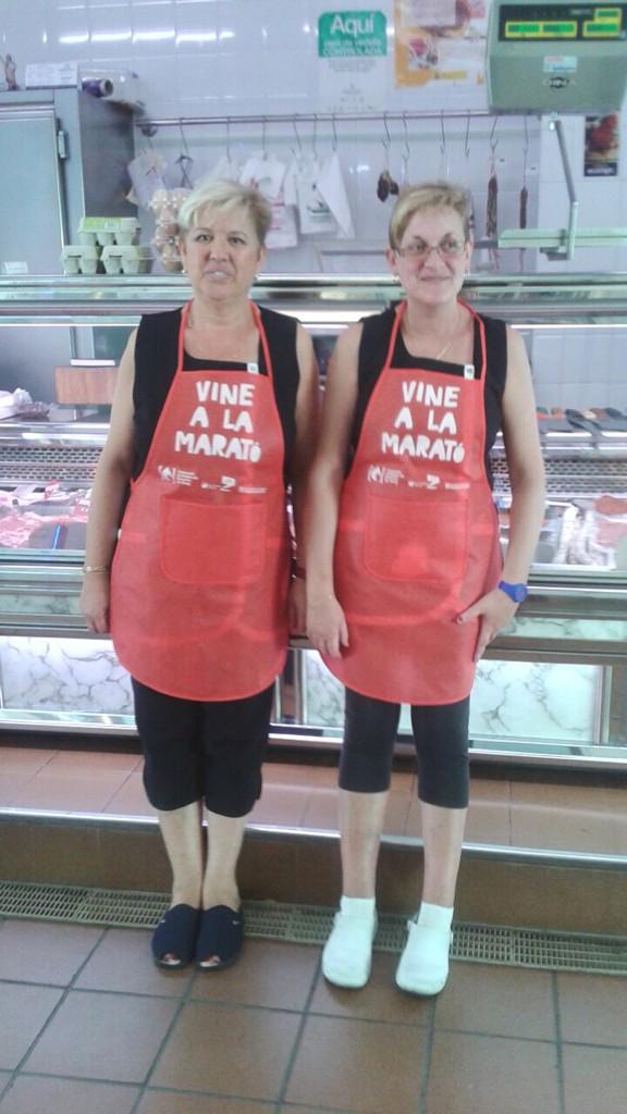 donarsang's tweet photo. #MSangMalgrat Si al mercat, molt persuassius, diuen "Vine a la marató" no t'hi pots negar! Fins 22h a Can Campassol http://t.co/fpygJR4M1O