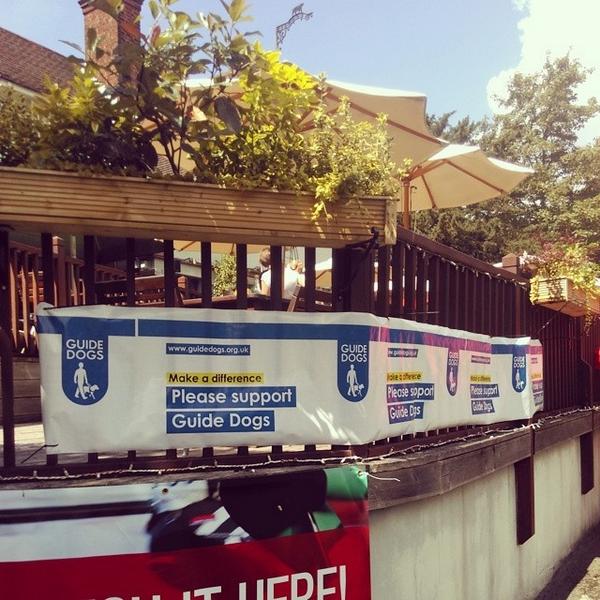 bearoxshott's tweet image. Have our #SupportGuideDogs Banner up! An amazing #charity! If you can why not #donate on their site now? www.guid...