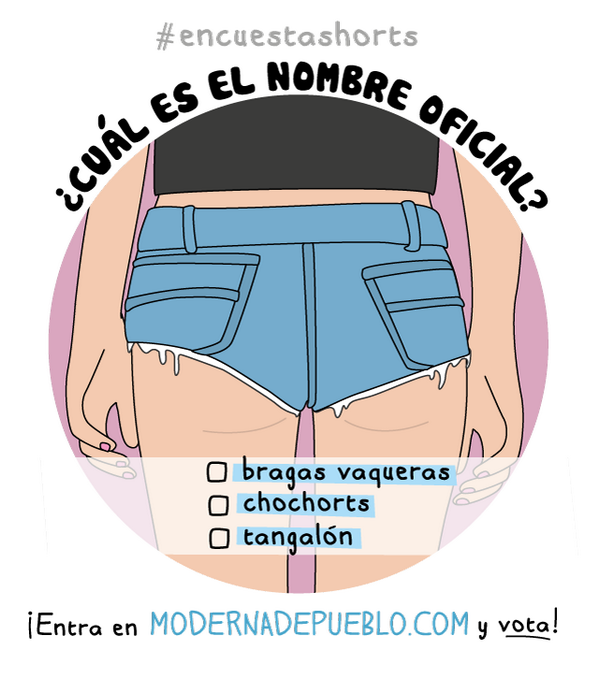 ModernaDePueblo's tweet photo. #EncuestaShorts ¿Cuál es el nombre oficial de los nuevos shorts? ¡VOTA AQUÍ! --> http://t.co/qLbeG9s8PP http://t.co/MZ1SnMpoQX