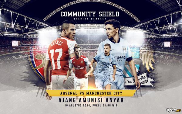 Bolanet's tweet photo. #WallpaperBolanet http://t.co/BzldBV93ZP - Community Shield: @Arsenal vs @MCFC : Panggungnya Amunisi Anyar! http://t.co/F5VNXJTYyU