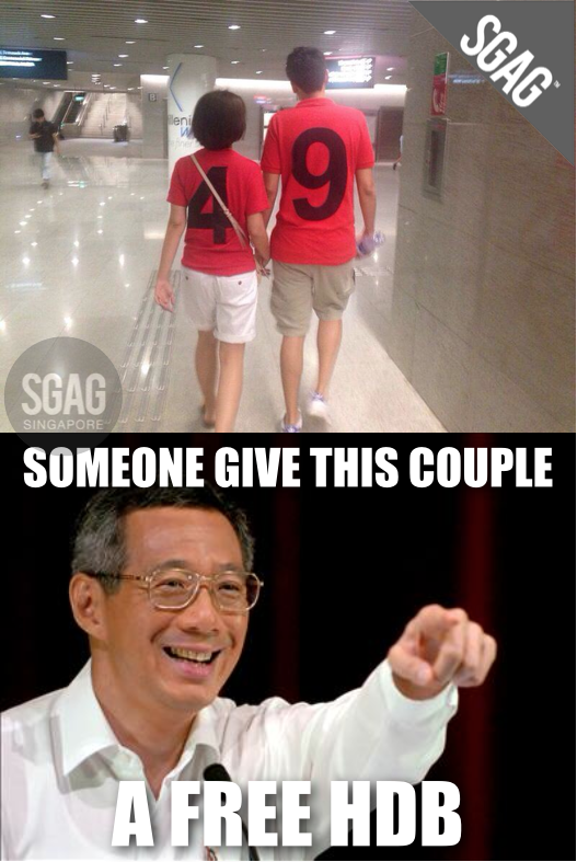 SGAG_SG's tweet photo. One of the most patriotic couple this NDP! #SG49 #NDP2014 http://t.co/Ea51l5Xmu8