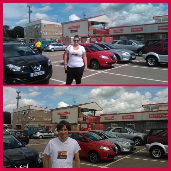 92Grounds92Hrs's tweet image. Arrived in perfect time for  the game of Cheltenham's ground-sharers Gloucester @CTFCOfficial #65Down #27ToGo