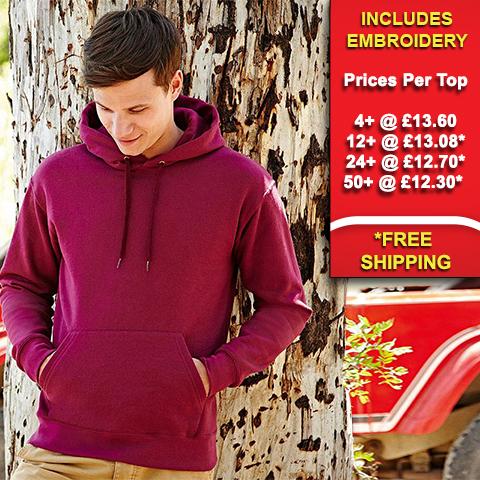 ImageInDesign's tweet image. Fruit of the Loom Classic Embroidered Hoodies.. Amazing prices here. 
imageindesign.co/?p=743