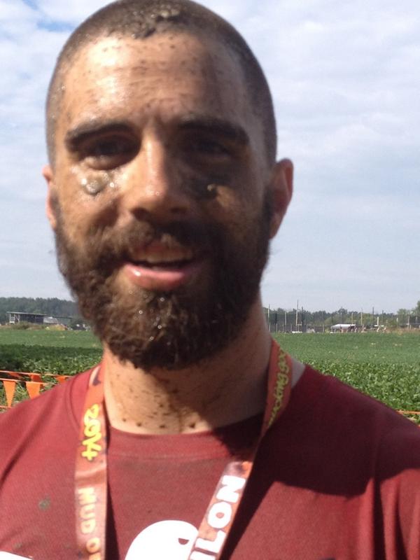 iRun_BMW's tweet photo. After the mud. We had a mucking good time for sure! @mudathlon http://t.co/9LYrSdmlCS