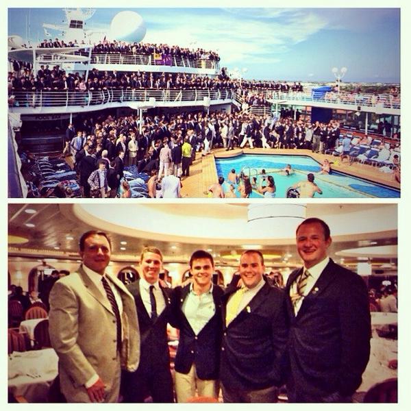 SAEBSU's tweet photo. Brothers had a great time and really learned a lot at the John O. Moseley Leadership cruise! @sae1856 #79LS #ΣΑΕ http://t.co/GAgo9Oetcn