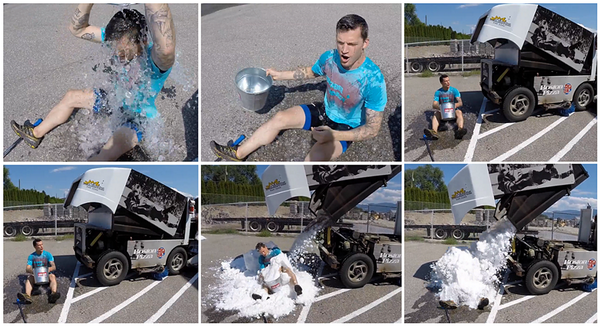 EdmontonOilers's tweet photo. Leave it to Captain @Ferknuckle to take the #StrikeOutALS #IceBucketChallenge to ridiculous new levels of awesome! http://t.co/c7m6SrLRiP