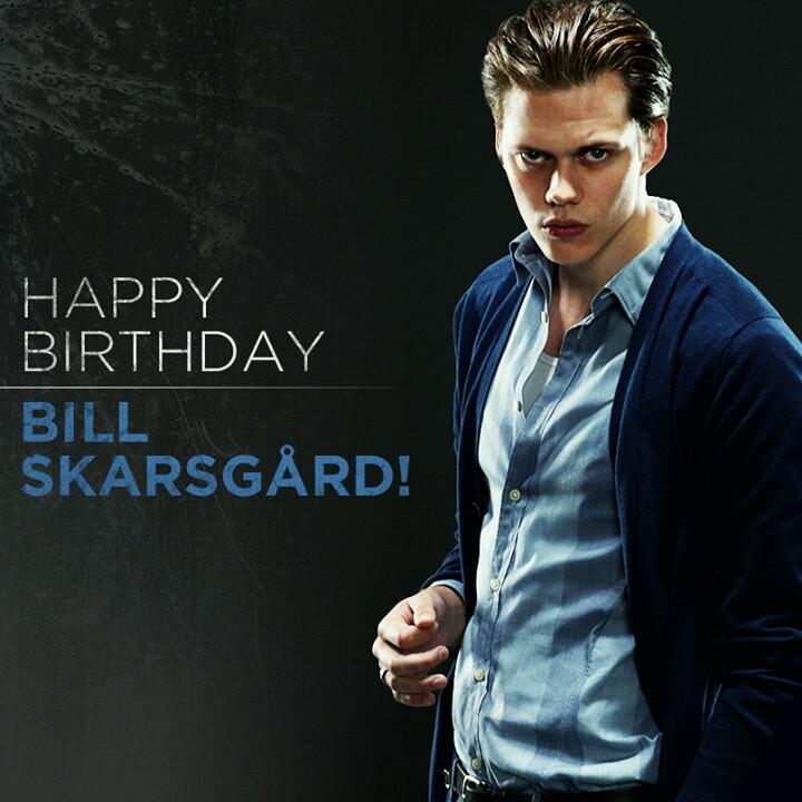 Happy happy birthday to Bill Skarsgard     