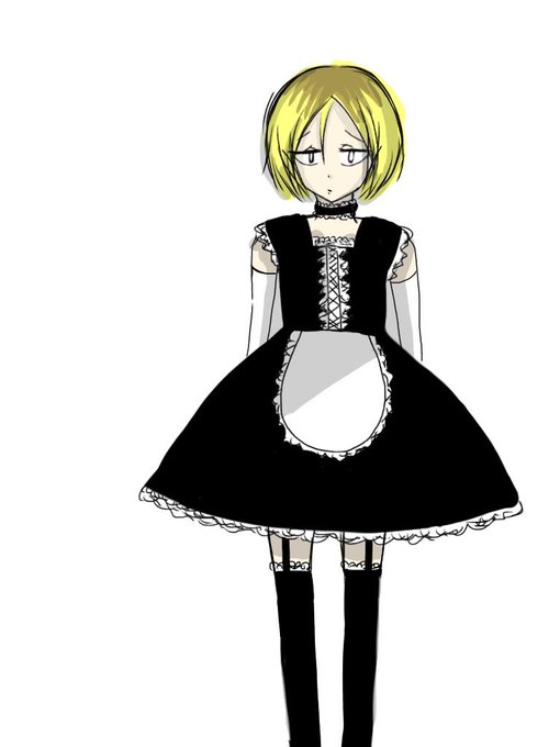 メイド服のtwitterイラスト検索結果 古い順