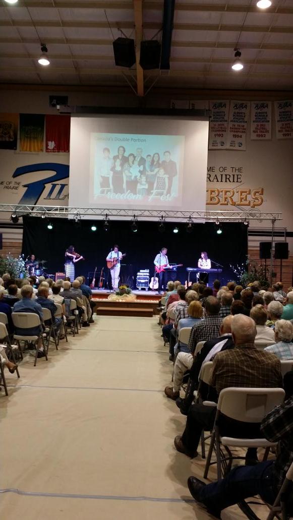 Puddlebear's tweet image. Great morning in Three Hills #FreedomFest2014 with Canada's Double Portion