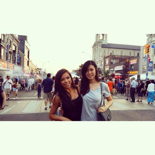 MissJennyLam's tweet photo. #TasteOfTheDanforth with my bestie 💕 http://t.co/nyF42Z9dHS