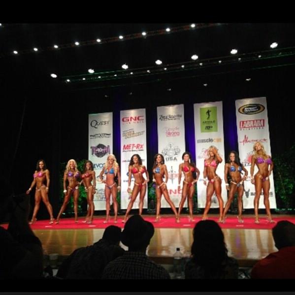 lianago's tweet photo. Great like up today of all the bikini pros at the @MuscleContest show #OCmuscleclassic #ocpro #IFBBPRO http://t.co/DbBbsg7CIk