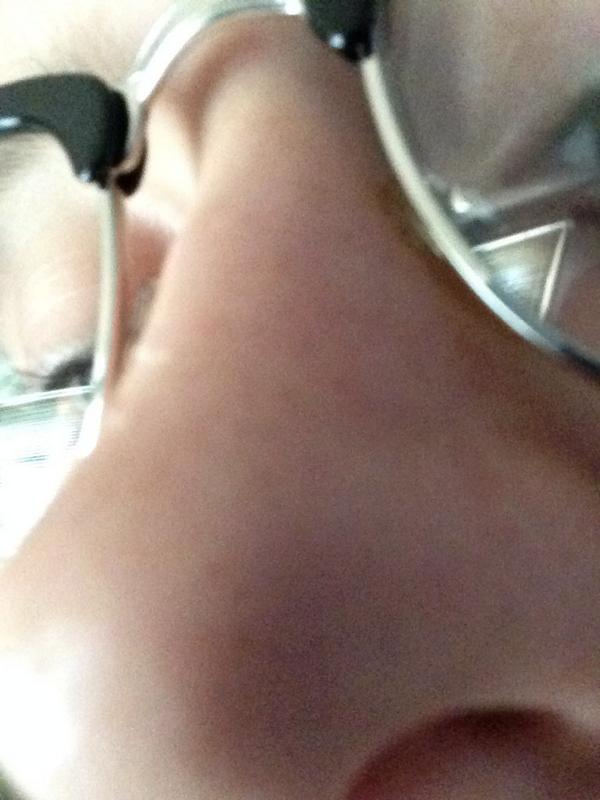 moderncannon's tweet photo. do these glasses make my nose look big http://t.co/tgmB0RzETN