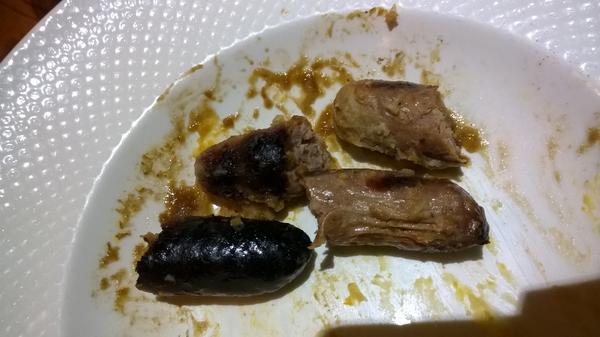 #folkestoneskafest Even the brickfield restaurant is joining in with 2-tone sausages!