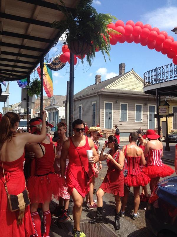GoodFriendsNOLA's tweet photo. It's all about Red http://t.co/YRYAFUEWIu