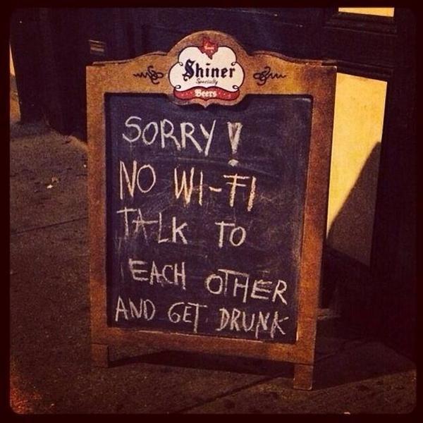 TinaMaze's tweet photo. That's what I call a good philosophy of a barman.#after-eight http://t.co/ewxMAs8IOw
