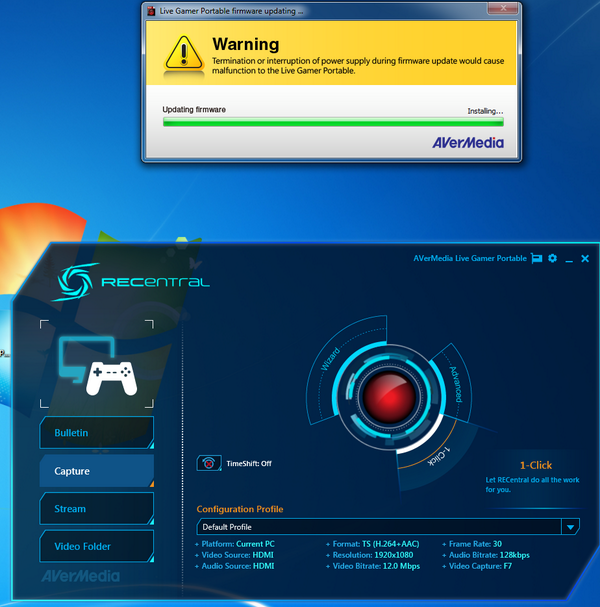 chriscardwell's tweet photo. @AVerMediaGZ I'm updating the firmware on my LGP and it's stuck at "Installing".. What can I do? http://t.co/IKVqdHzOqw