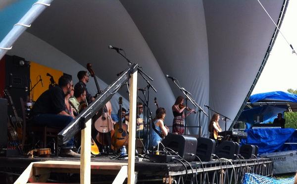 Stage 6 <a href="/rebecca_lappa/">Rebecca Lappa</a> &amp; <a href="/sydney_leard/">Sydney Leard</a> Dedicated to the One I Love <a href="/edmfolkfest/">Edmonton Folk Fest</a> <a href="/Alberta_Music/">Alberta Music</a> <a href="/FAVATV/">Fava.tv</a> #efmf2014