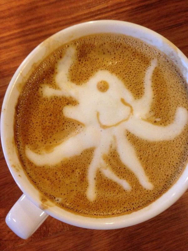 Our Elopus cappuccino with just a hint of nutmeg. #GISHWHES