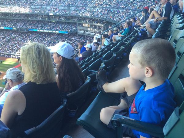 bkmanning's tweet photo. Teary eyed as I sit with my son at Lou Piniella's #MarinersHOF ceremony. Love this place! #GoMariners http://t.co/lKo0TrmwHD