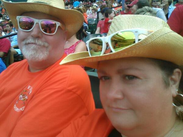 BenjaAnn's tweet photo. @dew5091 check us out! #theflOck represented!!! #Birdland http://t.co/AMH7QFTjM2