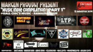 ABRUScrew's tweet photo. Warcen proudly present "Music Indie Compilation 1" at @chicsmusik rawamngun 15 agustus w/ Sex By Phone, Brother Smile http://t.co/tStbVROPxa