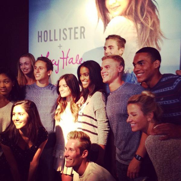 HollisterCo's tweet image. Thank you @lucyhale for a fun day! Check out the new Collection in-store and online at HollisterCo.com.