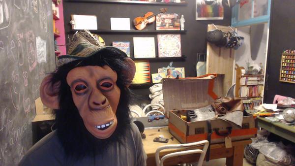 Trying out new props for tomorrows gigs <a href="/BreconFringe/">Brecon Fringe</a> <a href="/BreconCastleHot/">Brecon Castle Hotel</a>