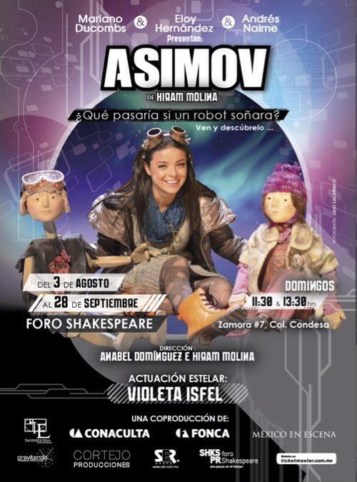 Naiime's tweet photo. ¿Ya están preparados para vivir las aventuras de @AsimovT ? Domingos en las mañanas del @ForoShakespeare con @VIsfel http://t.co/lf7weCoafx